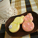 アイシングクッキー その他 和クッキー（ひょうたん）¥350